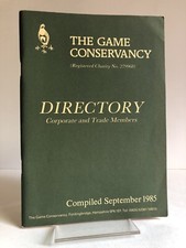 SCARCE "The Game Conservancy