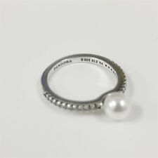 Treated Freshwater Cultured Pearl & Pavé Ring Pandora