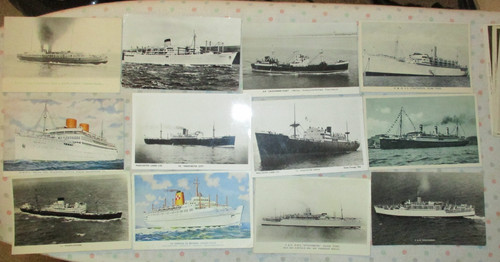 Job lot vintage shipping - lot, 12