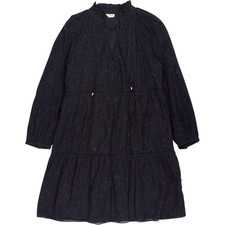 Hush black tiered dress - black,