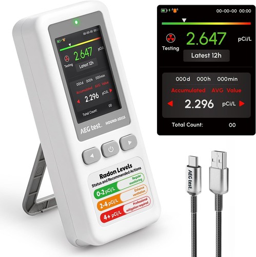 Portable radon tester - portable,