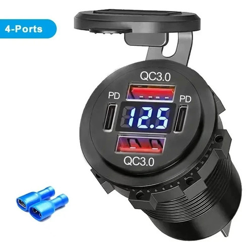12v usb socket charger camper - socket,
