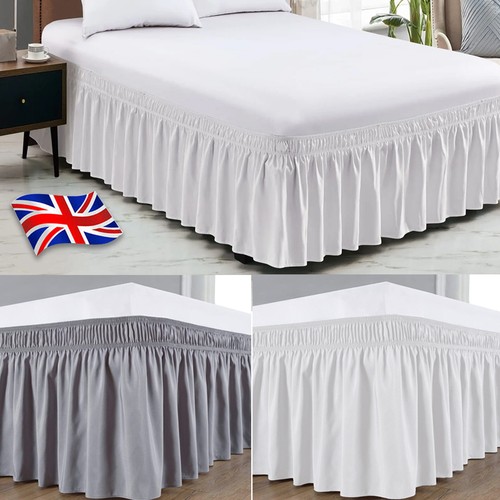 Elasticated bed skirt - elasticated,