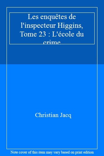 Les enquêtes inspecteur - de, l'inspecteur