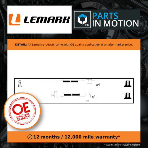 Leads ignition cables set - leads,