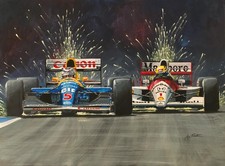 Nigel Mansell  Ayrton Senna