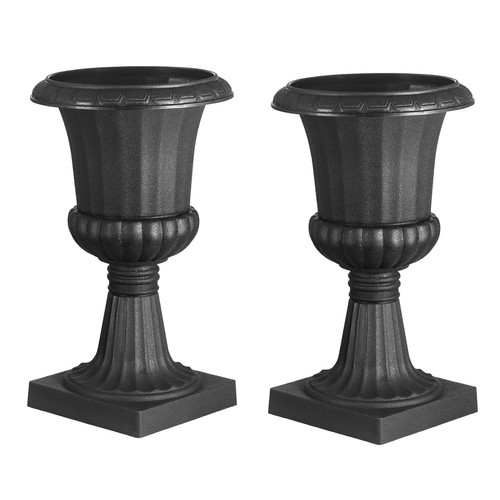 Set black plastic urn - 2,
