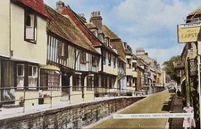 Old Houses, High Street, Hastings,  Vintage Postcard