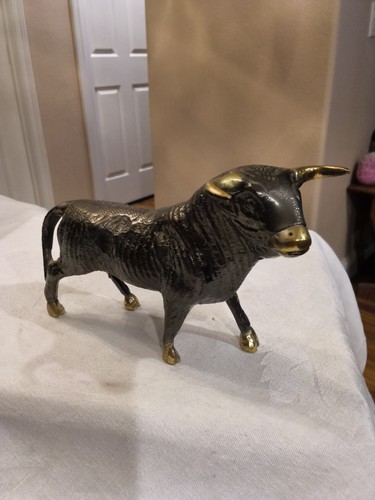 Vtg solid bronze brass heavy - vtg,
