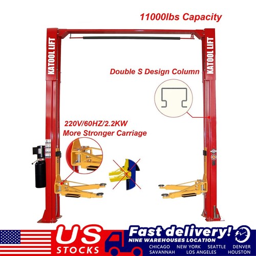 11000lbs two post lift auto - 11000lbs,