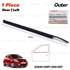 For Suzuki Swift 1.2L GL GLX 2012 17 Rear Left Outer Weatherstrip Door Belt