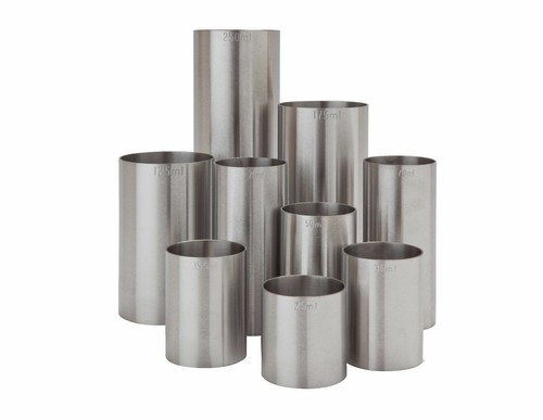 Stainless steel spirit thimble - steel, spirit/thimble