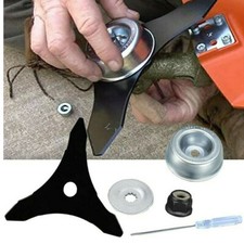 5x Brushcutter Blade Fit For Stihl Strimmer FS130R/FS120/FS130 Fixing Kit Metal