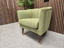 Paloma Home Down to Earth Art Deco Cocktail Chair In Green