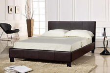 5ft Faux Leather Bed Frame
