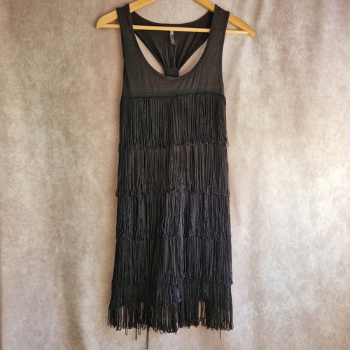 Bay black jersey fringe - bay,