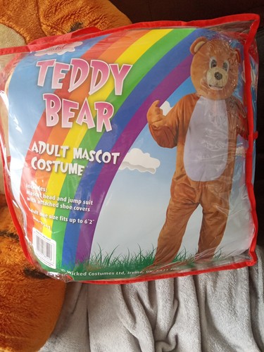 Teddy bear adult mascot - teddy,