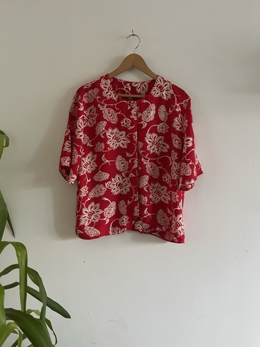 Lindex red and white floral - red,