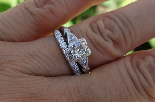 Platinum palladium antique