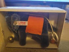 RARE STEIFF MEMBERSHIP CLUB ELEPHANT 2007 MOHAIR SOFT TOY BOXED IN EX CONDITION