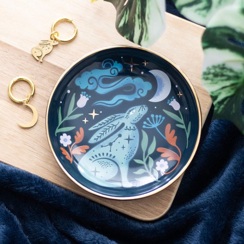 Midnight hare trinket - midnight,