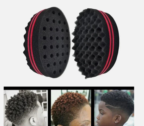 Wave barber sponge hair - wave, brush