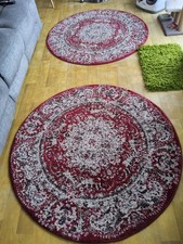 Circle Rugs x 2 Vintage