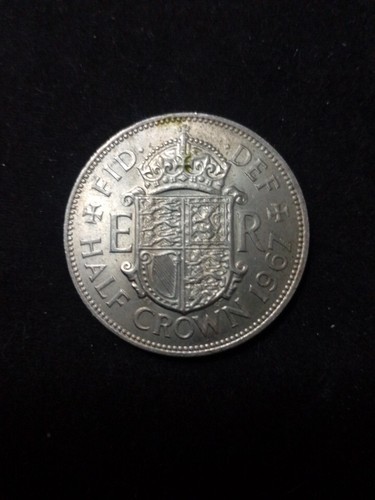 1967 half crown coin queen - 1967,