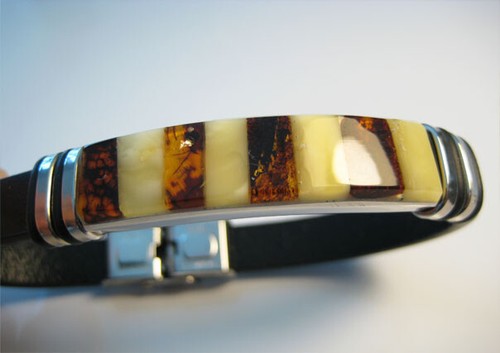 Genuine amber men - men's, stylish