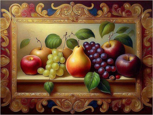Tile mural fruit still - fruit,