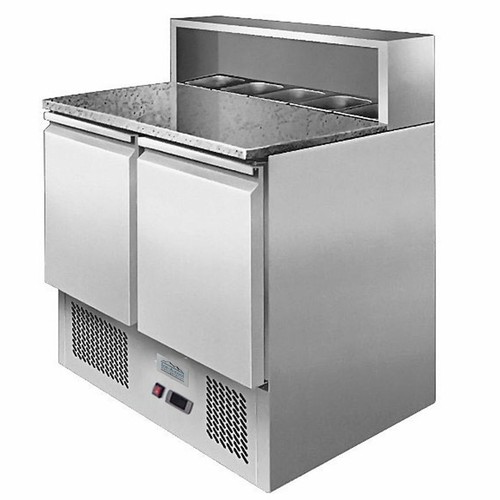 Door pizza prep fridge - 2,
