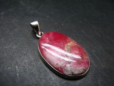 Rare Pink Tugtupite Sterling