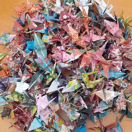 236 small handmade origami - 236,
