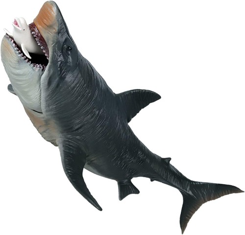 Realistic megalodon shark toy - realistic,