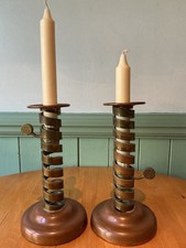 Antique arts and crafts pair