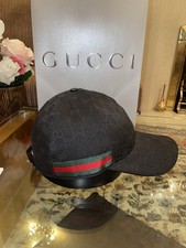 Authentic Black Gucci Cap Size L 2021