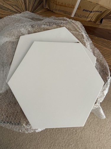 Boxes white hexagon - 2, of