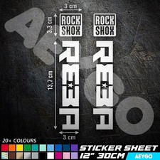 ROCKSHOX REBA Fork Vinyl Decal