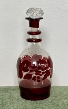 Antique Ruby-Flashed Glass