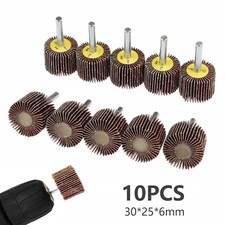 10pcs Flap Sandpaper Wheel