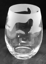 CAVALIER KING CHARLES SPANIEL Frieze 36cl Crystal Stemless Wine / Water Glass