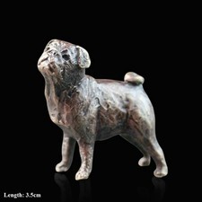 Pug Solid Bronze Foundry Cast Sculpture Richard Cooper by Butler & Peach 2068