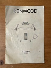 Instruction Manual for Kenwood RC300 Rice Cooker