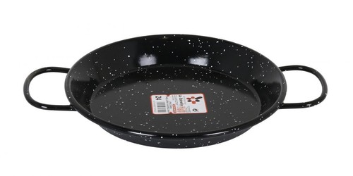 24cm enamelled steel spanish - steel,