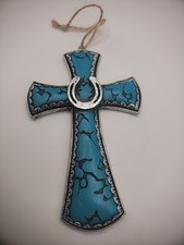 Decorative Cross Silver Tone