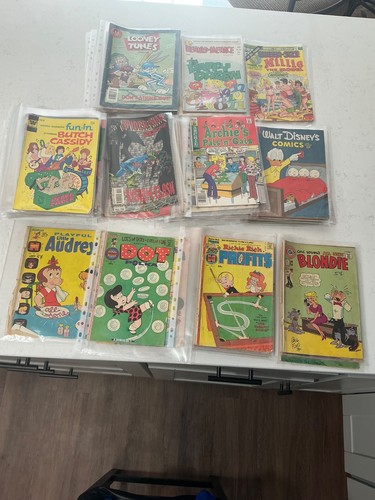 Various vintage comic books - comic,