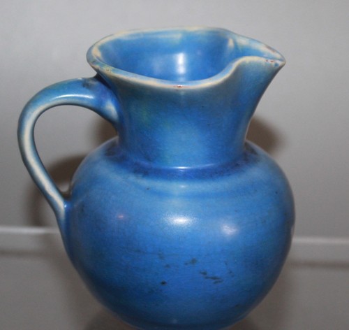 Brannam small blue glazed - c.h,