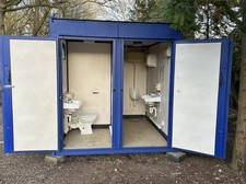 Double Portable Site Toilet