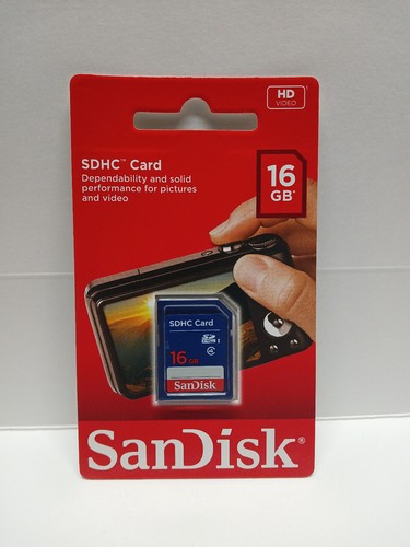 Sandisk 16g sdhc card - sdhc, for