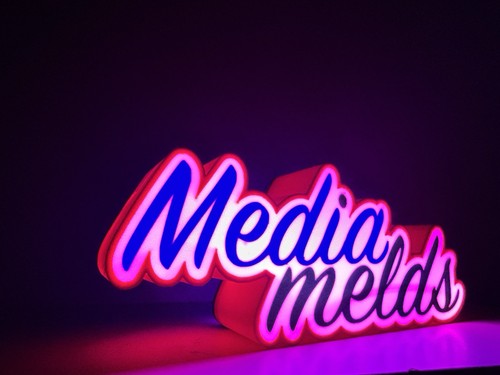 Personalised led logo light - personalised,